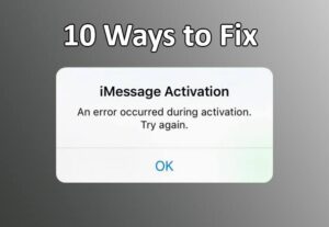 Unable to Contact the iMessage Server