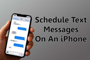 Schedule a Text Message On An iPhone