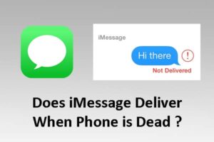 Does iMessage Deliver When Phone is Dead