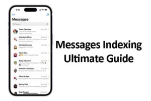 Messages Indexing on iPhone