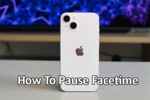how to pause facetime